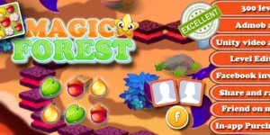 Magic Forest-Match 3 Puzzle – Unity- 64 bit enabled